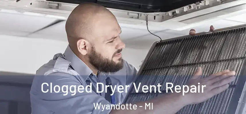  Clogged Dryer Vent Repair Wyandotte - MI